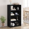 vidaXL Skříň highboard černá 70 x 41 x 124 cm kompozitní dřevo