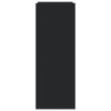 vidaXL Botník černý 74,5 x 37,5 x 100 cm kompozitní dřevo