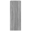 vidaXL Botník šedý sonoma 52 x 37,5 x 100 cm kompozitní dřevo
