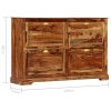 vidaXL Botník 140 x 35 x 90 cm masivní akáciové dřevo