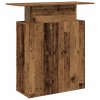 vidaXL Recepční stůl starého dřeva 100x40x104 cm kompozitní dřevo