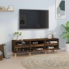 vidaXL TV skříňka kouřový dub 150 x 30 x 44,5 cm kompozitní dřevo