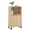 vidaXL Skříň highboard dub sonoma 60 x 36 x 110 cm kompozitní dřevo