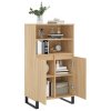 vidaXL Skříň highboard dub sonoma 60 x 36 x 110 cm kompozitní dřevo