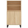 vidaXL Skříň highboard dub sonoma 60 x 36 x 110 cm kompozitní dřevo