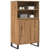 vidaXL Skříň highboard dub artisan 60 x 36 x 110 cm kompozitní dřevo