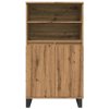 vidaXL Skříň highboard dub artisan 60 x 36 x 110 cm kompozitní dřevo