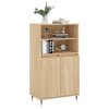 vidaXL Skříň highboard dub sonoma 60 x 36 x 110 cm kompozitní dřevo