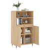vidaXL Skříň highboard dub sonoma 60 x 36 x 110 cm kompozitní dřevo