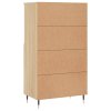 vidaXL Skříň highboard dub sonoma 60 x 36 x 110 cm kompozitní dřevo