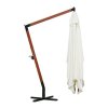 vidaXL Slunečník 300 x 400 cm bílý