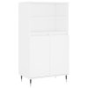 vidaXL Skříň highboard bílá 60 x 36 x 110 cm kompozitní dřevo
