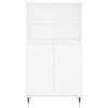 vidaXL Skříň highboard bílá 60 x 36 x 110 cm kompozitní dřevo