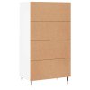 vidaXL Skříň highboard bílá 60 x 36 x 110 cm kompozitní dřevo