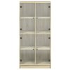 vidaXL Highboard s dvířky dub sonoma 68 x 37 x 142 cm kompozitní dřevo