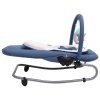 vidaXL Dětské houpací lehátko námořnická modrá ocel