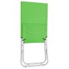 vidaXL Skládací plážové židle 2 ks zelené textil