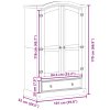 vidaXL Šatní skříň "Corona" 101x52x170 cm masivní borovice