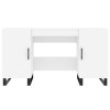 vidaXL Psací stůl bílý 140 x 50 x 75 cm kompozitní dřevo