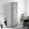 vidaXL Skříň highboard šedá sonoma 34,5 x 34 x 180 cm kompozitní dřevo