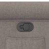 vidaXL Polohovací křeslo taupe textil