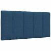 vidaXL Postel s matrací Hanko modrá 100 x 200 cm textil