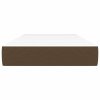 vidaXL Taštičková pružinová matrace pro děti střední tvrdost tmavě hnědá 80 x 160 cm