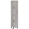 vidaXL Skříň highboard šedá sonoma 34,5 x 34 x 180 cm kompozitní dřevo