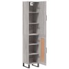 vidaXL Skříň highboard šedá sonoma 34,5 x 34 x 180 cm kompozitní dřevo