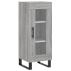 vidaXL Skříň highboard šedá sonoma 34,5 x 34 x 180 cm kompozitní dřevo