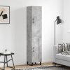 vidaXL Skříň highboard betonově šedá 34,5x34x180 cm kompozitní dřevo