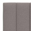 vidaXL Postel s matrací Hanko taupe 80 x 200 cm textil