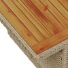 vidaXL Zahradní jídelní souprava s polštářem 7 pcs Béžová a krémová