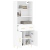 vidaXL Skříň highboard bílá 69,5 x 34 x 180 cm kompozitní dřevo