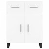 vidaXL Skříň highboard bílá 69,5 x 34 x 180 cm kompozitní dřevo