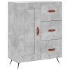 vidaXL Skříň highboard betonově šedá 69,5x34x180 cm kompozitní dřevo
