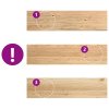 vidaXL Okenní parapety 2 ks neošetřené 100x25x2cm masivní dubové dřevo