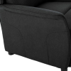 vidaXL Polohovací křeslo Černá 66.5 x 94 x 101.5 cm Polyester