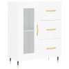 vidaXL Skříň highboard bílá 69,5 x 34 x 180 cm kompozitní dřevo