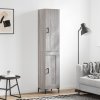 vidaXL Skříň highboard šedá sonoma 34,5 x 34 x 180 cm kompozitní dřevo