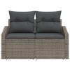 vidaXL Zahradní sofa s polštářem 123 x 62 x 69 cm polyratan