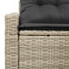vidaXL Zahradní sofa s polštářem 123 x 62 x 69 cm polyratan