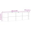vidaXL Vyvýšený záhon Zelená 320 x 80 x 81 cm Ocel