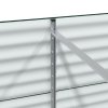 vidaXL Vyvýšený záhon Zelená 320 x 80 x 81 cm Ocel