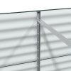 vidaXL Zahradní vyvýšený záhon Zelená 240 x 80 x 81 cm Ocel