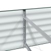 vidaXL Vyvýšený záhon Zelená 400 x 80 x 44 cm Ocel