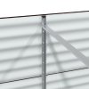 vidaXL Vyvýšený záhon Hnědá 320 x 80 x 81 cm Ocel