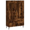vidaXL Skříň highboard kouřový dub 69,5 x 31 x 115 cm kompozitní dřevo