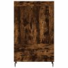 vidaXL Skříň highboard kouřový dub 69,5 x 31 x 115 cm kompozitní dřevo