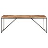 vidaXL Jídelní stůl 200 x 90 x 76 cm masivní akácie a mangovník